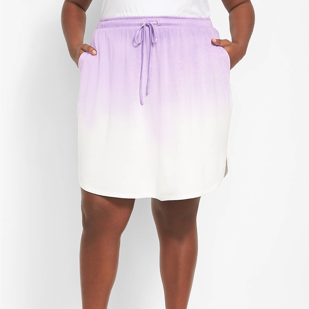 ✨NWT✨Lane Bryant Dip-Dye Casual Skirt